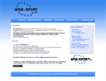 Tablet Screenshot of ana-sport.com